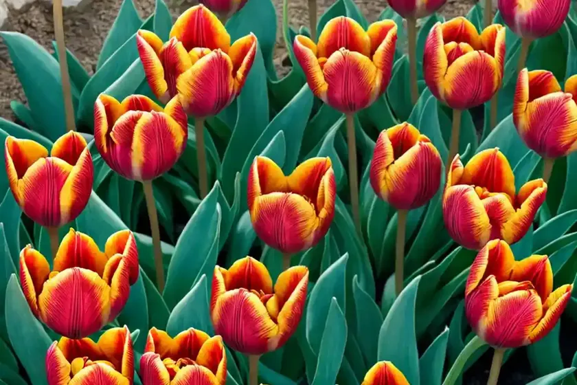 Tulipa praestans ‘shogun’ (botanical tulip) — photo 2