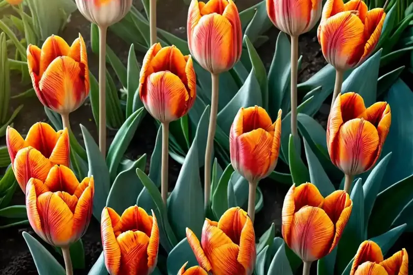 Tulipa schrenkii (botanical tulip)