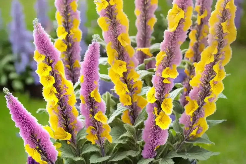 Twiggy mullein and wand mullein (verbascum virgatum) — photo 3