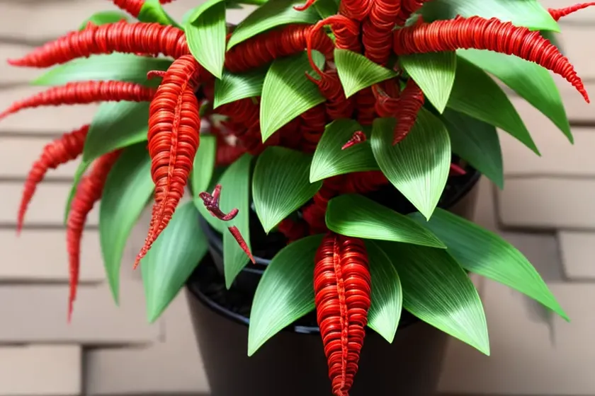 Twisted lipstick plant (aeschynanthus ‘rasta’) — photo 3