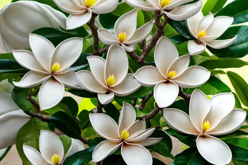Umbrella tree (magnolia tripetala) — photo 2