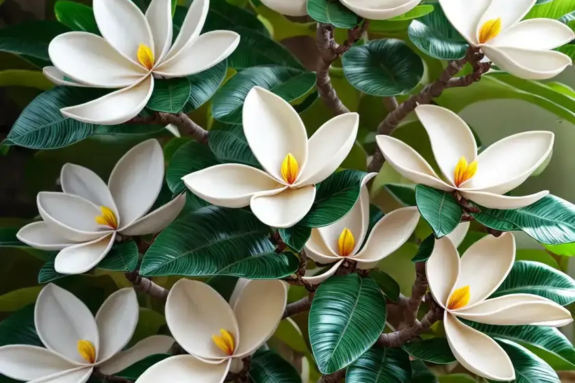 Umbrella tree (magnolia tripetala) — photo 3
