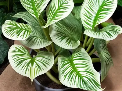 Upright Elephant’s Ear (Alocasia ‘portodora’)