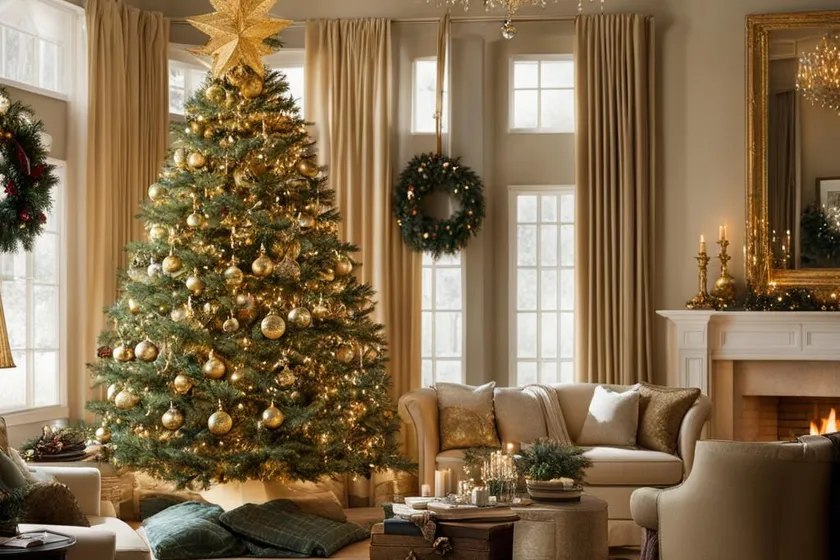 Upside down christmas tree