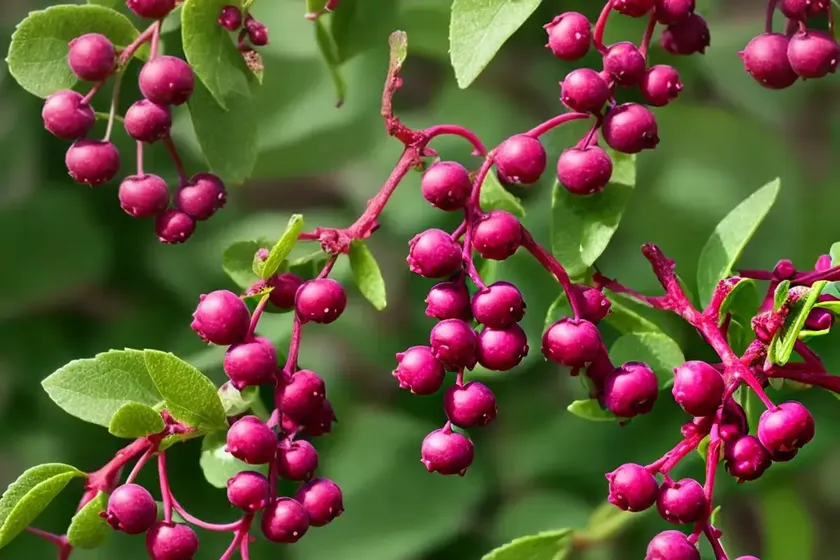 Vaccinium parvifolium (red huckleberry) — photo 2