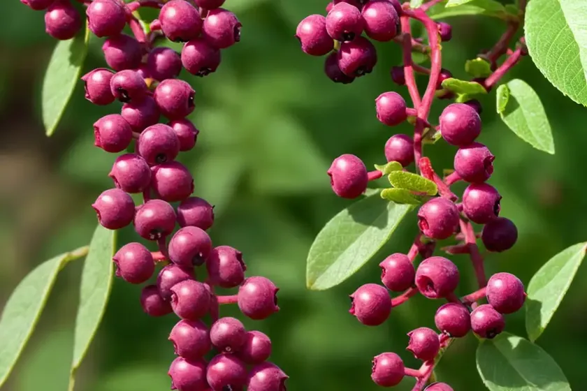 Vaccinium parvifolium (red huckleberry) — photo 3