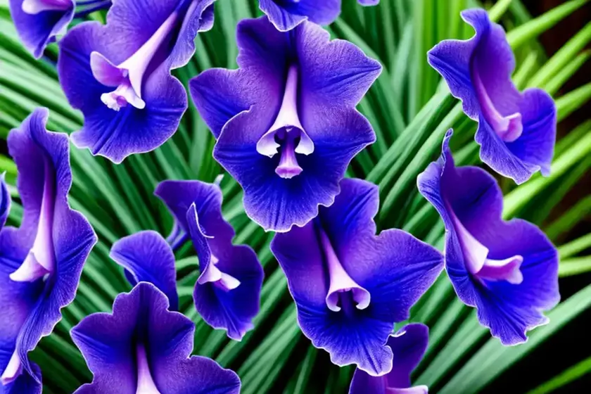 Vanda coerulea (blue vanda) — photo 3
