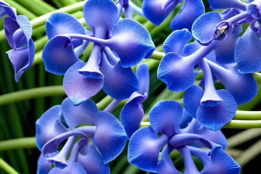 Vanda coerulescens (sky blue vanda)