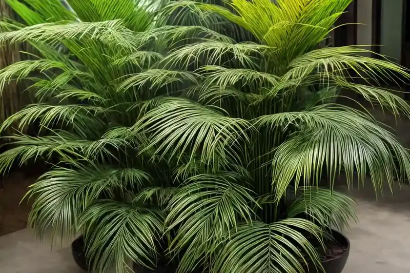 Variegated bamboo fern (coniogramme emeiensis intenz) — photo 3