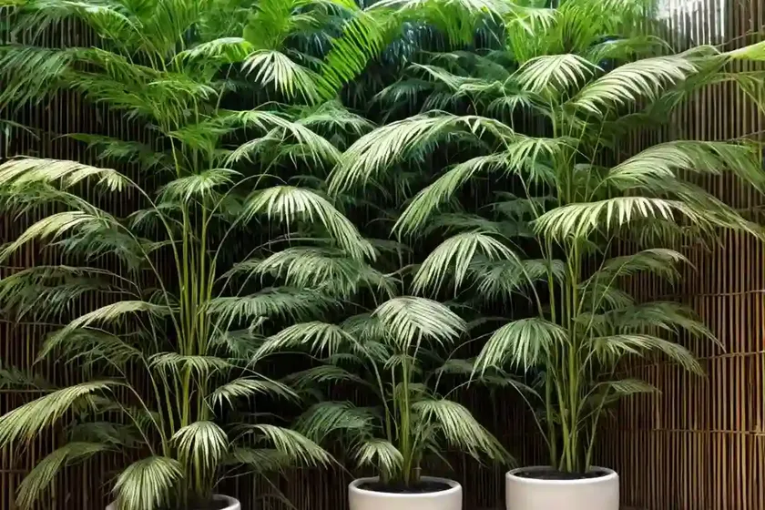 Variegated bamboo fern (coniogramme emeiensis intenz)