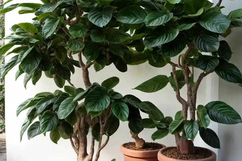 Variegated benjamin (variegated ficus benjamin) — photo 3