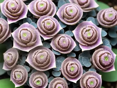 Variegated Lavender Scallops (Kalanchoe Fedtschenkoi ‘variegata’)