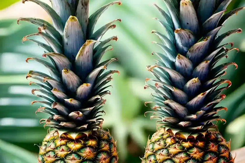 Variegated pineapple (ananas comosus var. variegatus) — photo 2