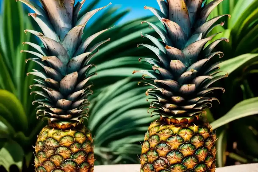 Variegated pineapple (ananas comosus var. variegatus) — photo 3