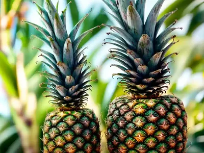 Variegated Pineapple (Ananas Comosus Var. Variegatus)