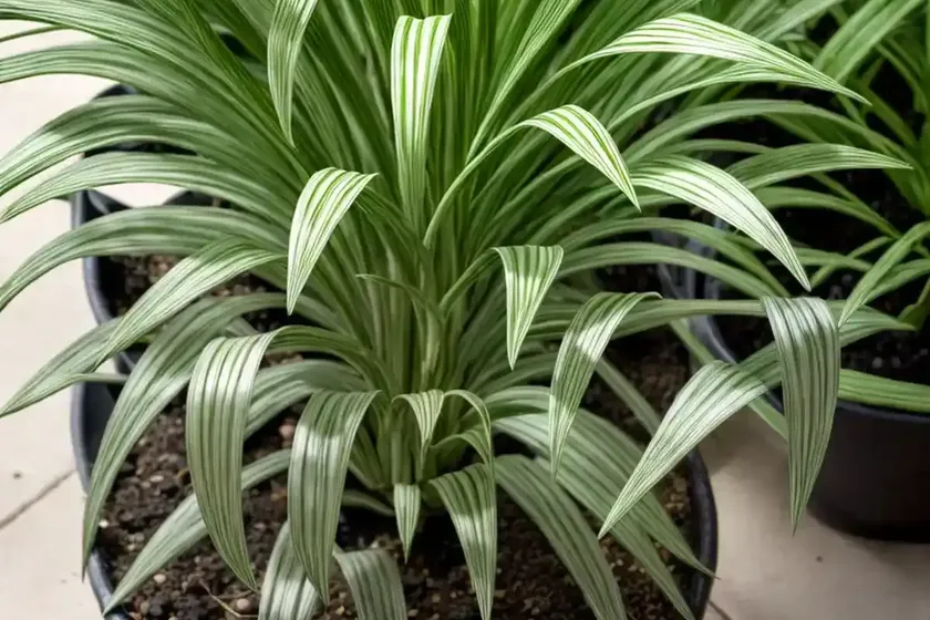 Variegated spider plant (chlorophytum comosum variegatum) — photo 3