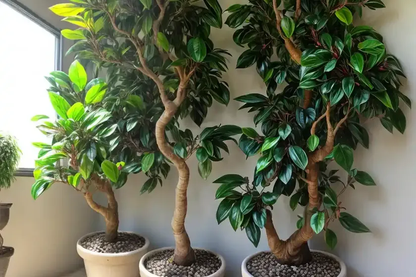 Variegated Weeping Fig (Ficus Benjamina Variegata) — photo 3
