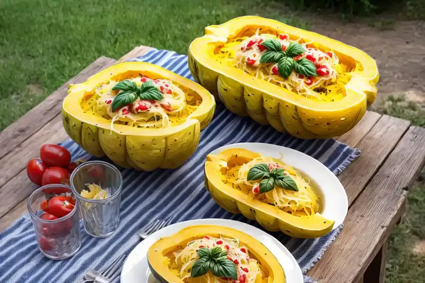 Vegetable spaghetti (spaghetti squash) — photo 3