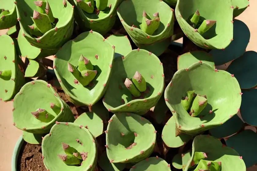 Velvet opuntia (opuntia tomentosa) — photo 3