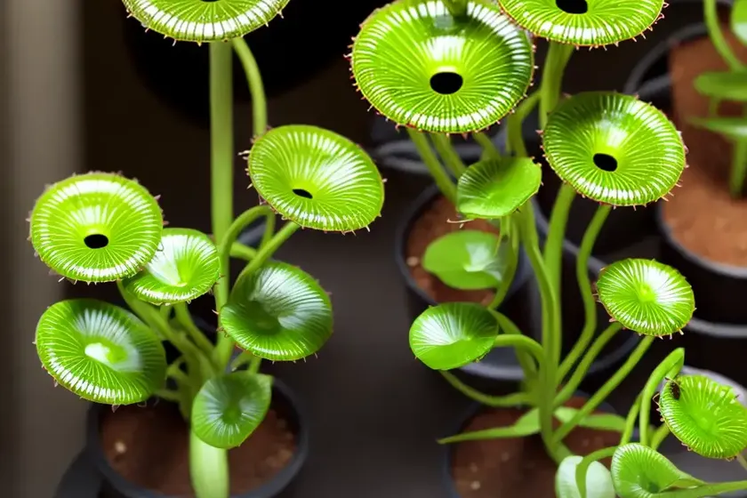 Venus fly trap plant dionaea muscipula (dionaea muscipula )