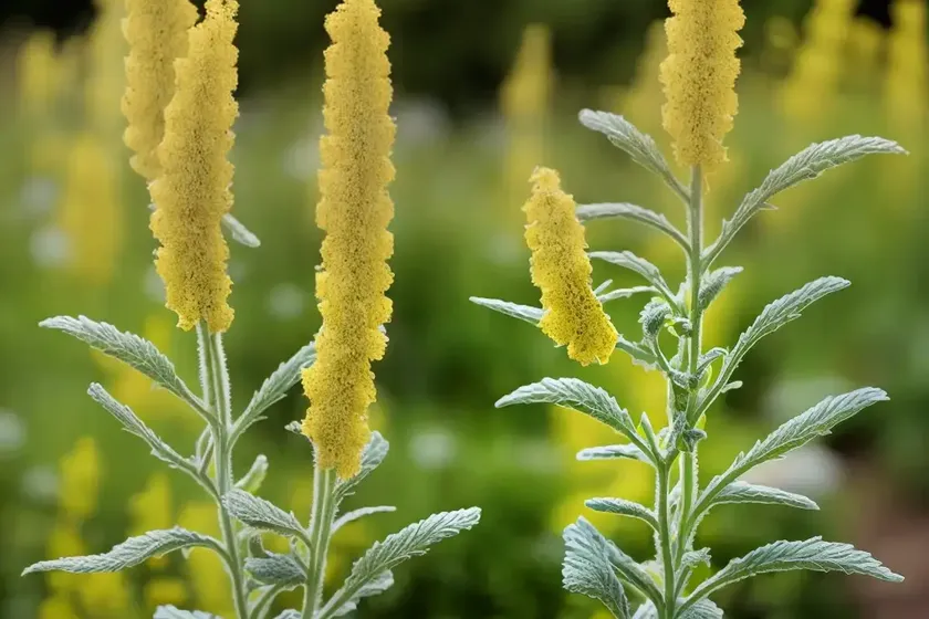 Verbascum chaixii ‘album’ (nettle-leaved mullein) — photo 2
