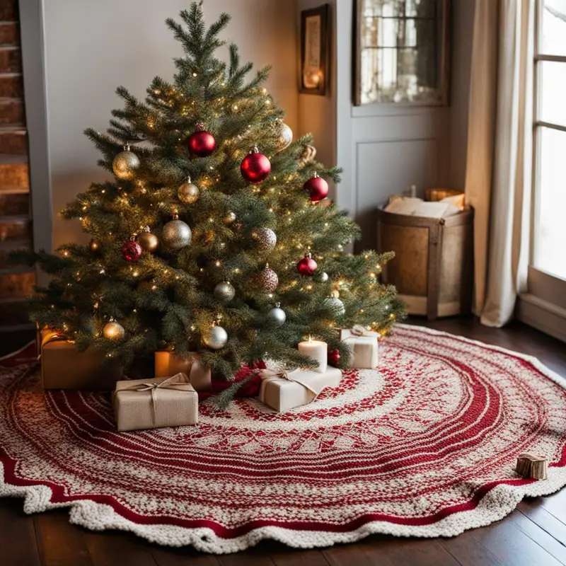 Vintage tree skirt