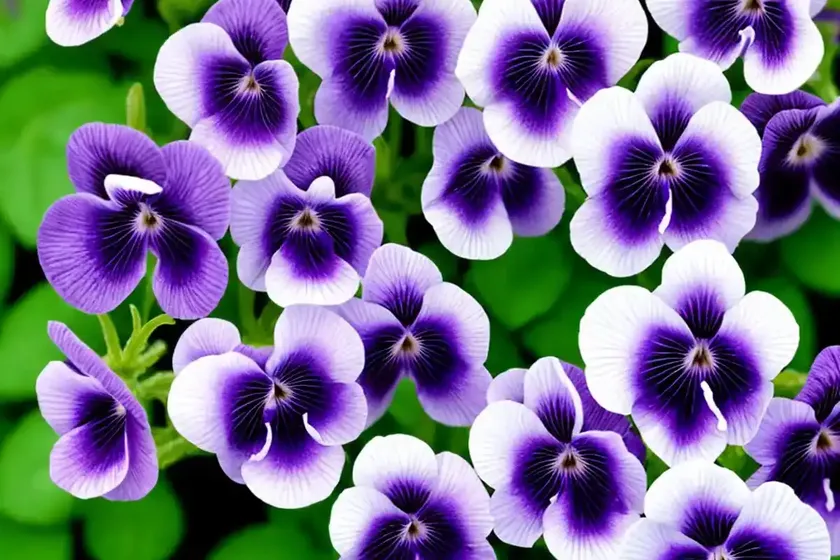 Viola odorata ‘queen charlotte’ (sweet violet) — photo 2