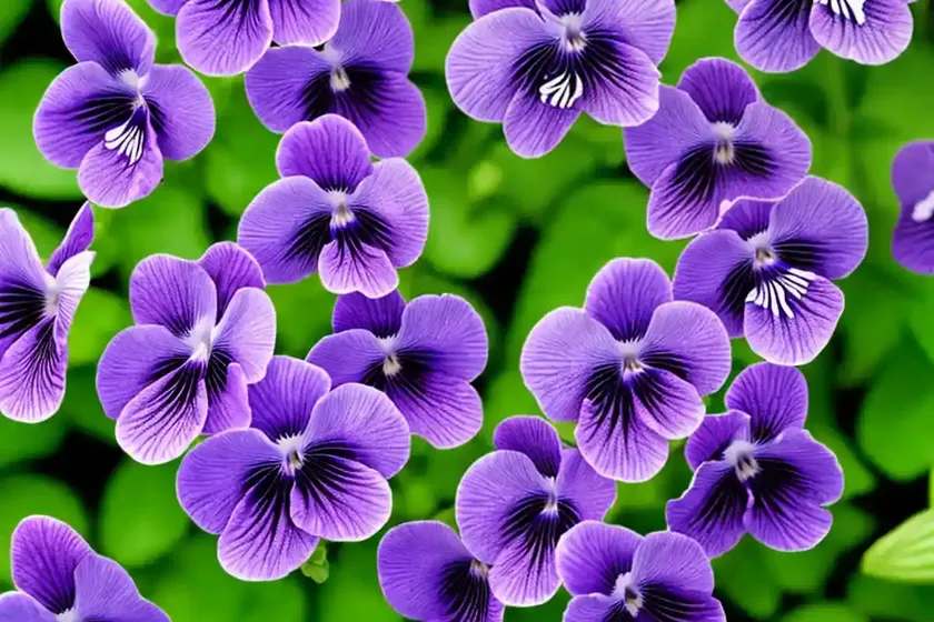 Viola odorata ‘queen charlotte’ (sweet violet) — photo 3