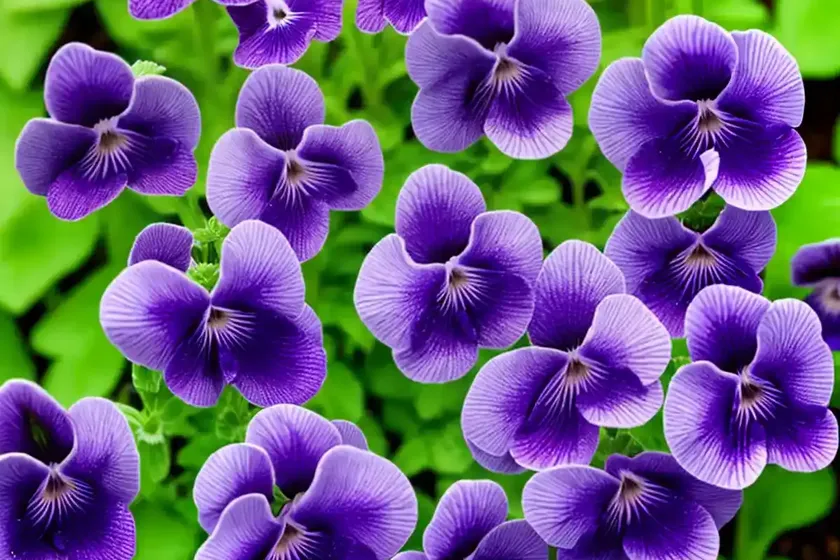 Viola odorata ‘queen charlotte’ (sweet violet)