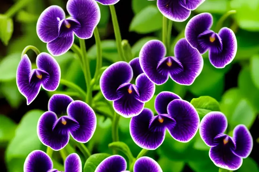 Viola ‘sorbet coconut swirl’ (horned violet) — photo 2