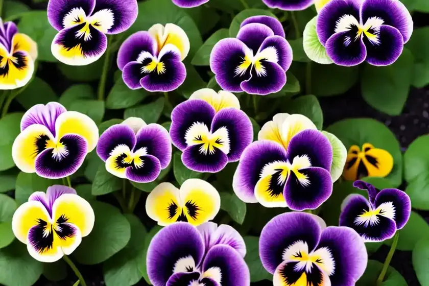 Viola x wittrockiana (pansy) — photo 3