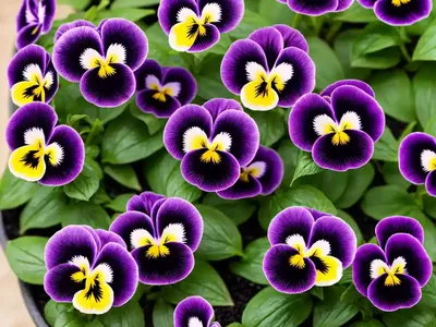 Viola X Wittrockiana (Pansy)