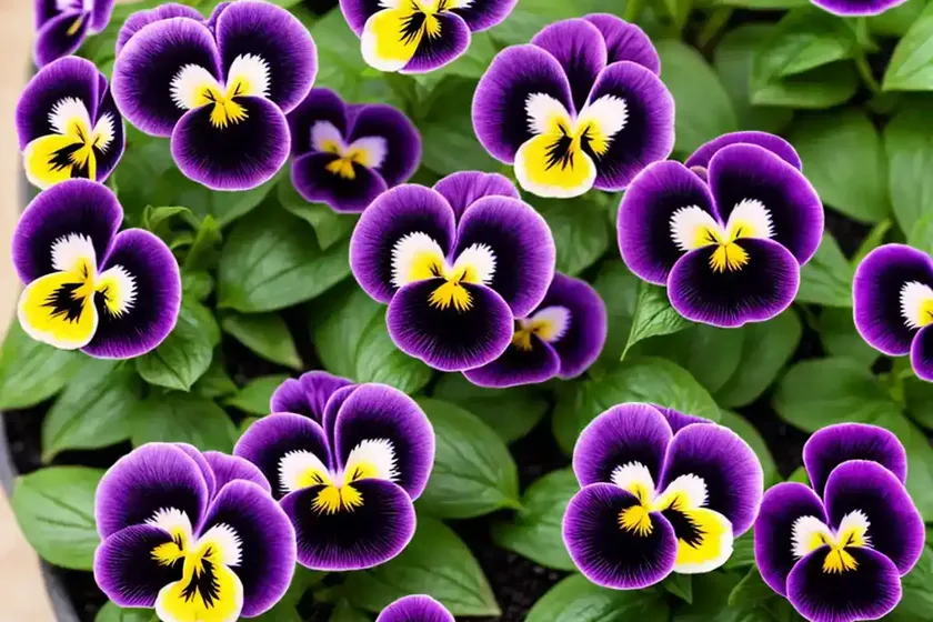 Viola x wittrockiana (pansy)