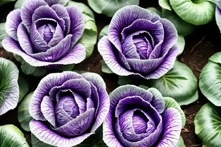 Violet cabbage (moricandia arvensis)