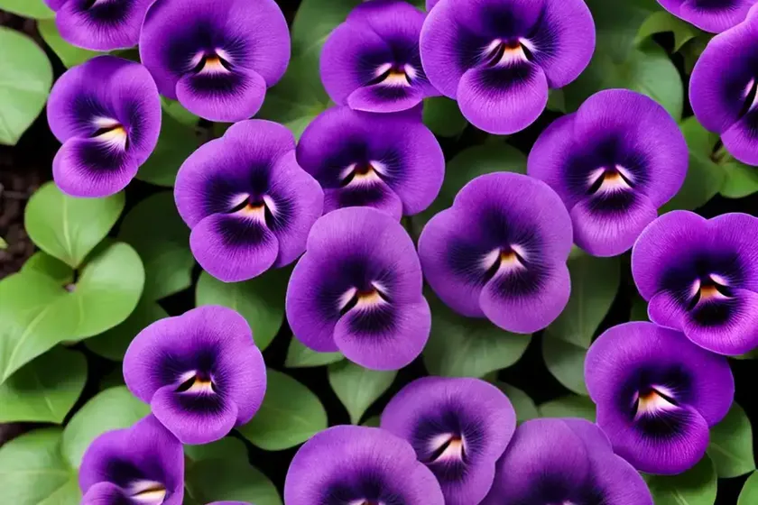 Violet (viola ‘red giant’) — photo 3