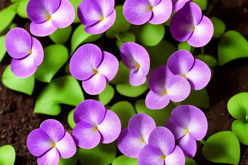 Violet wood sorrel (oxalis violacea) — photo 3
