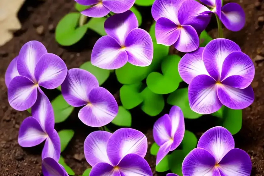 Violet wood-sorrel (oxalis violacea) — photo 3
