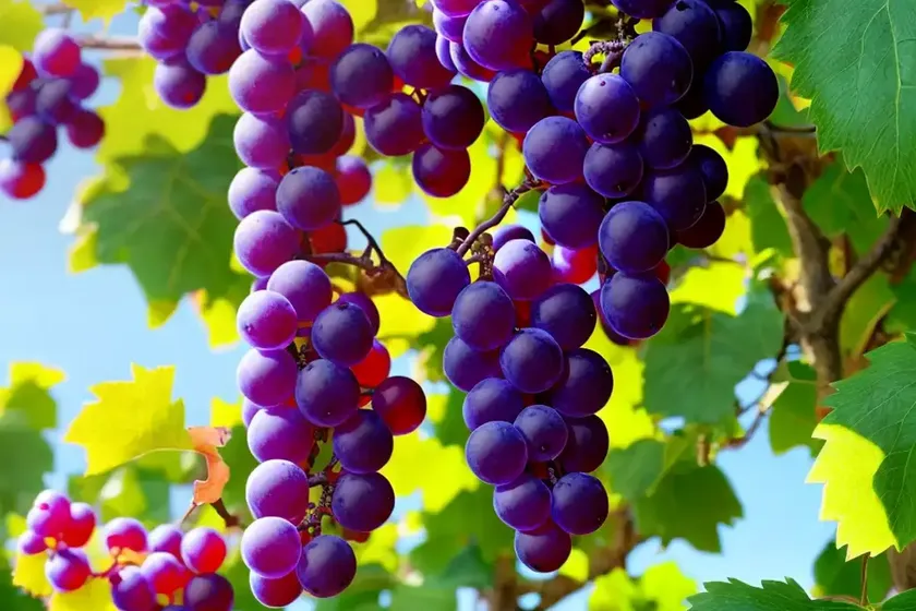 Vitis ‘brant’ (grape vine) — photo 2