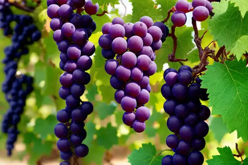 Vitis ‘brant’ (grape vine)