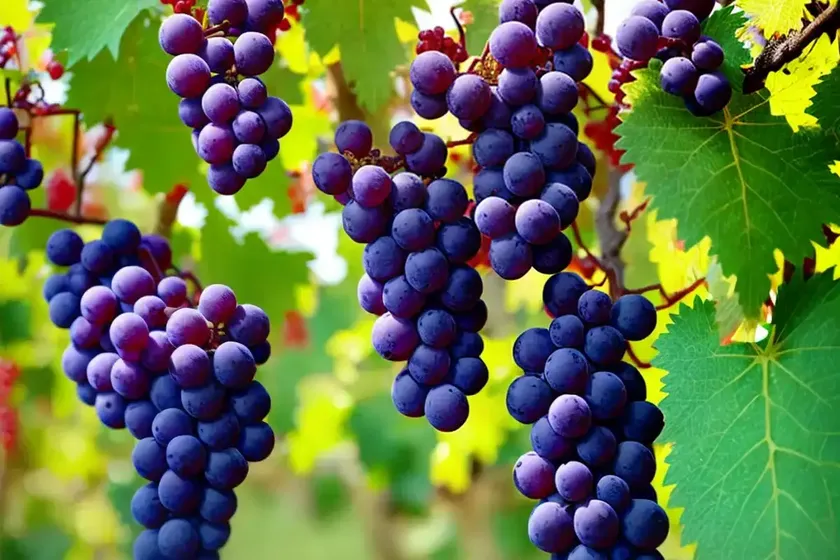 Vitis ‘regent’ (grape vine)