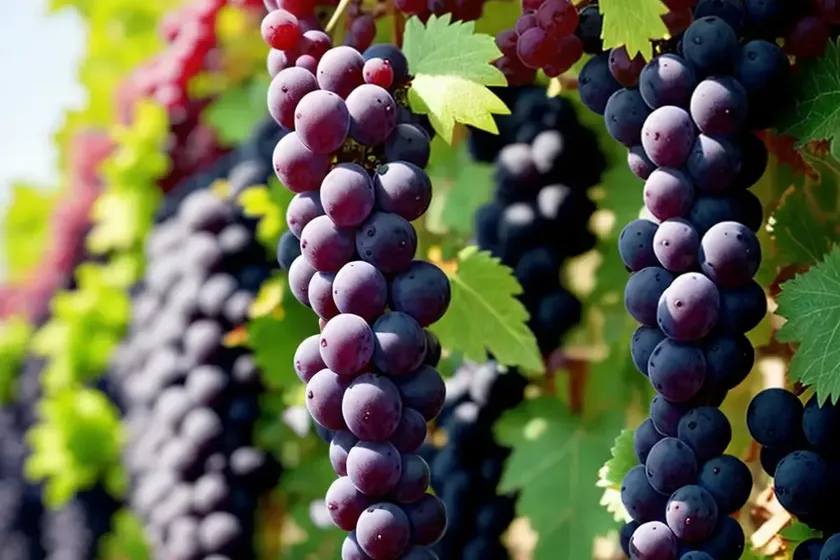 Vitis vinifera ‘pinot meunier’ (grape vine)
