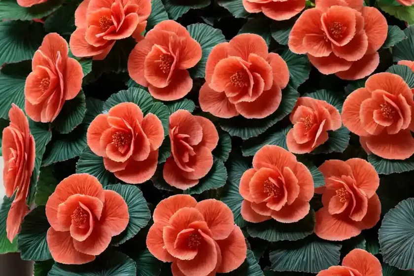 Wax begonia (begonia x semperflorens-cultorum)