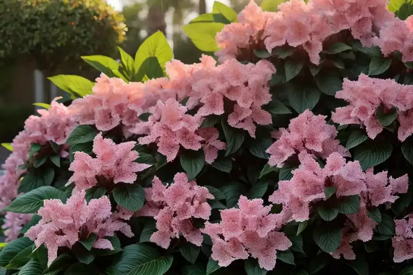 Weigela florida my monet� ‘sunset’)