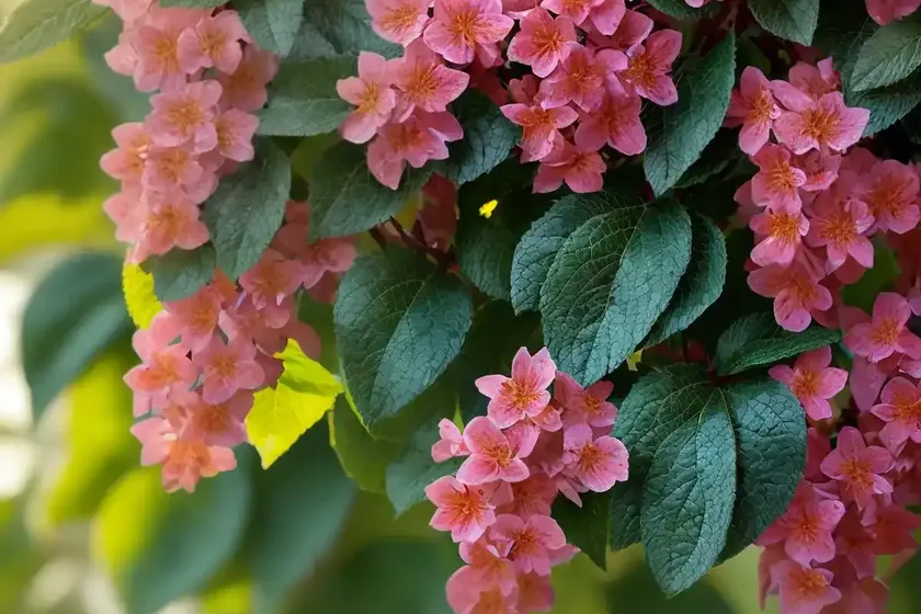 Weigela florida spilled wine�)