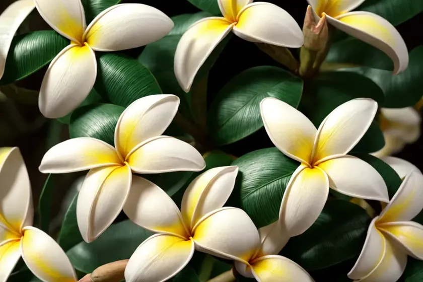 West indian jasmine (plumeria alba) — photo 2