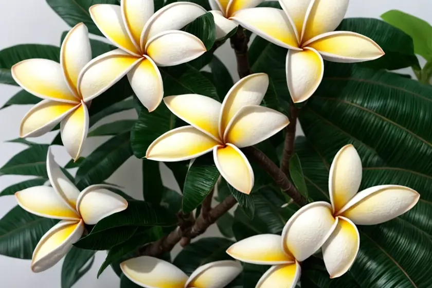 White frangipani (plumeria pudica) — photo 2