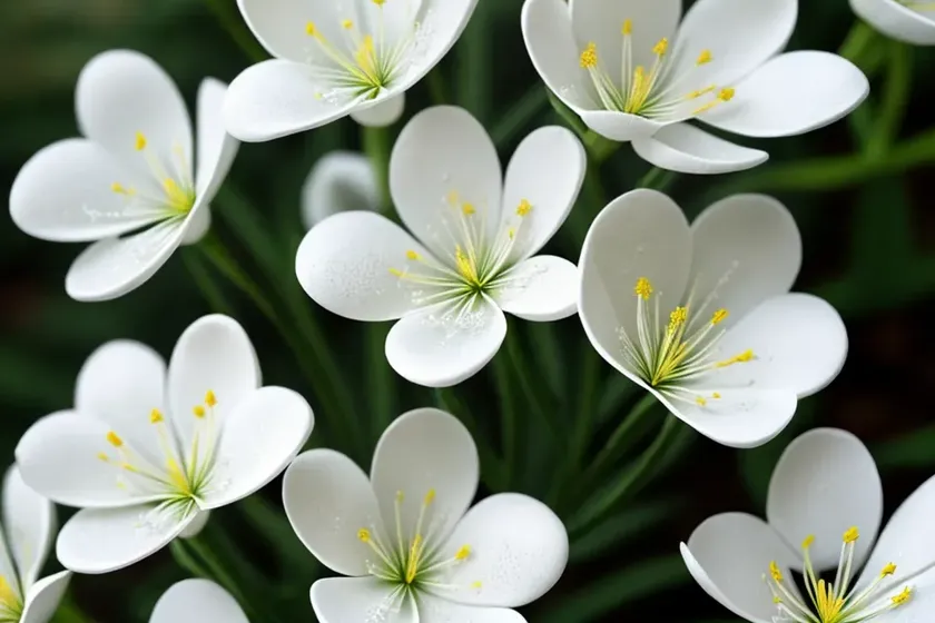 White lace flower (orlaya grandiflora)