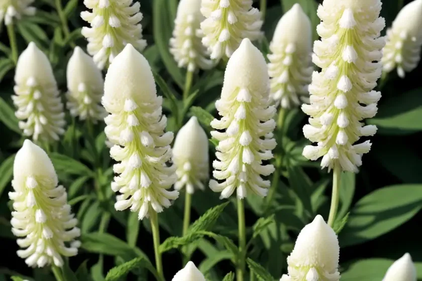 White mignonette (reseda alba) — photo 2