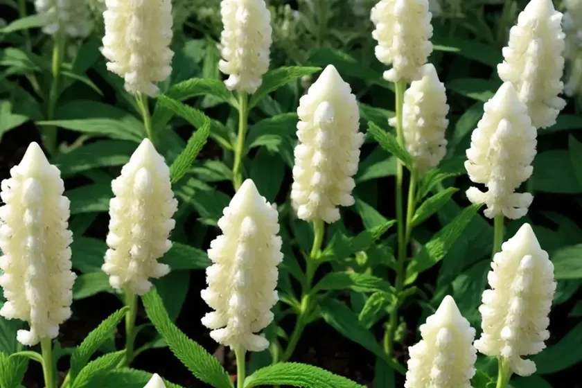 White mignonette (reseda alba) — photo 3