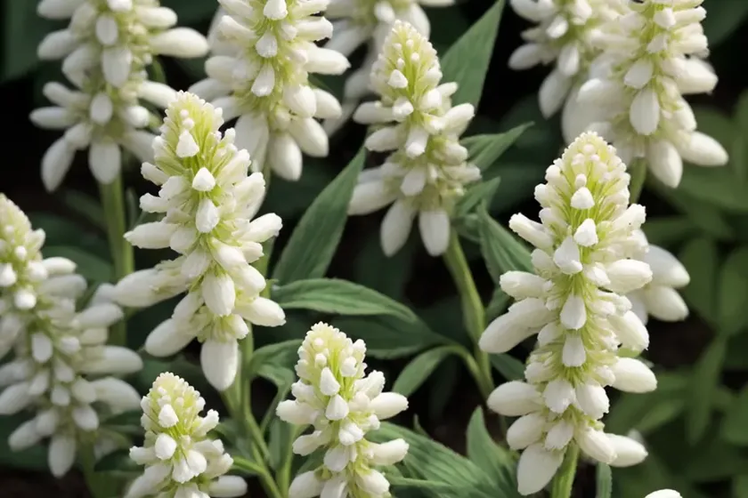 White mignonette (reseda alba)